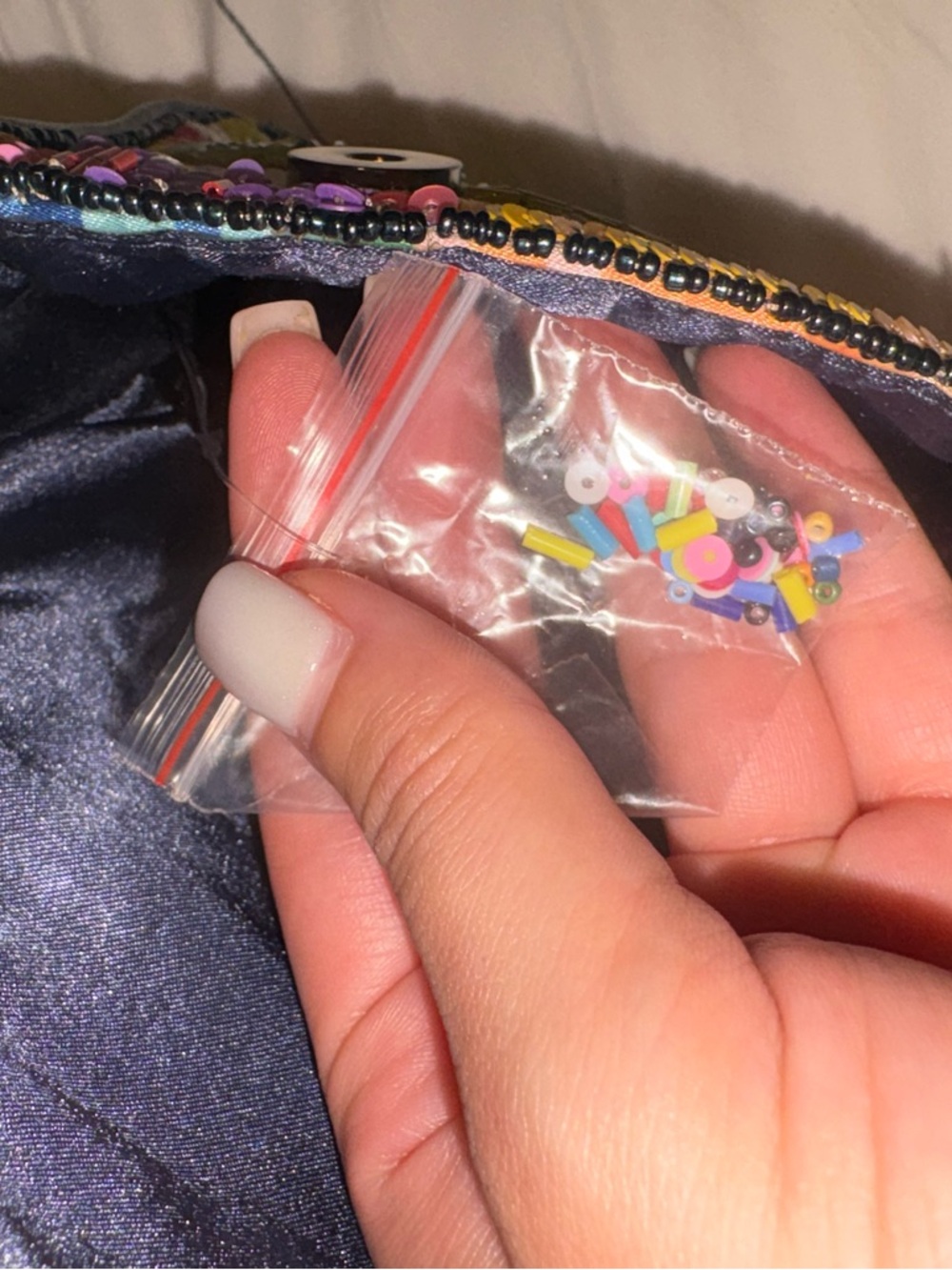 STAUD Tommy Beaded Bag - Multicolor - Picture 7 of 8